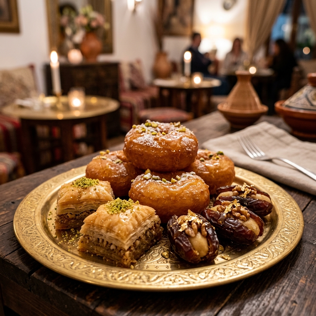 Assiette de pâtisseries